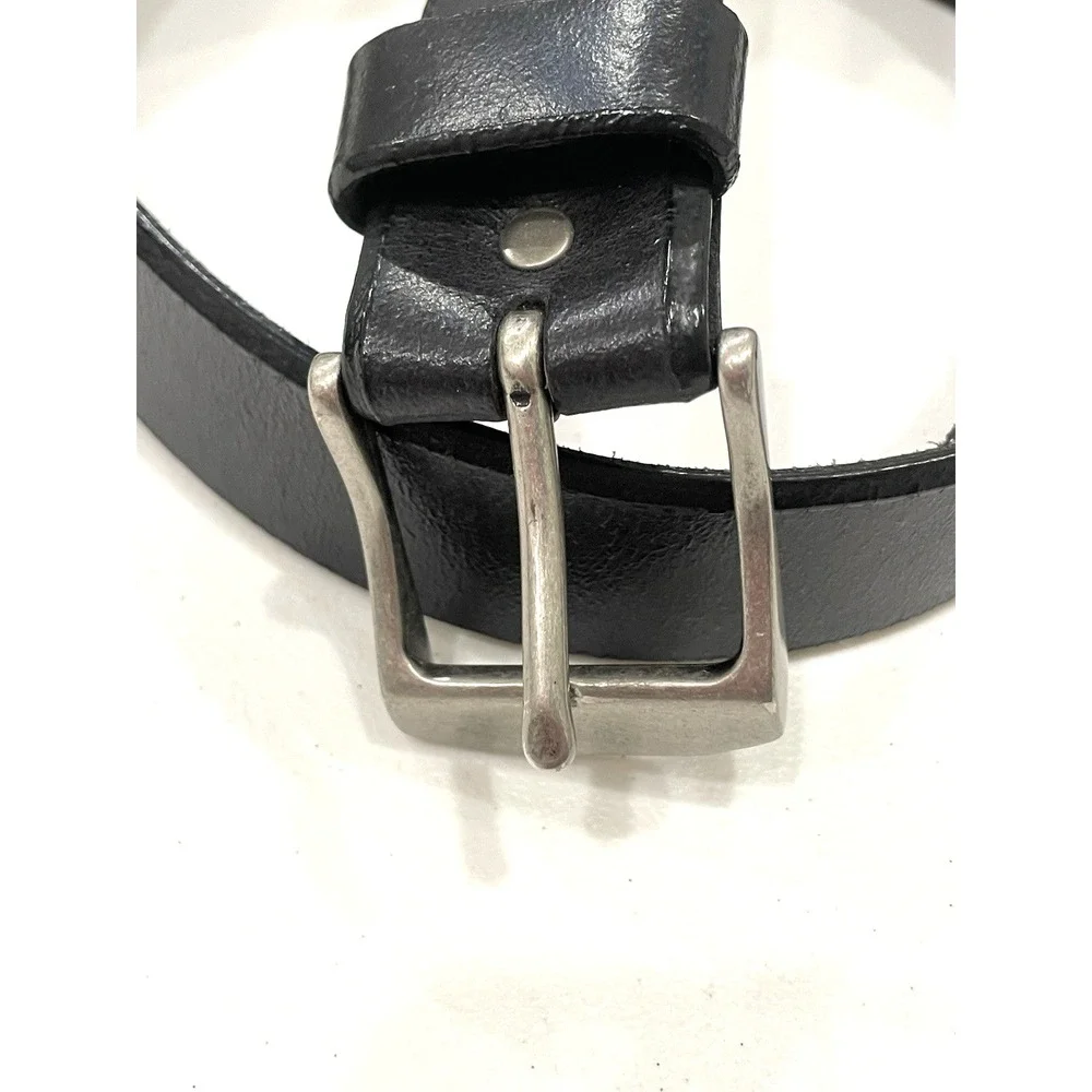 Men's Belt Genuine Leather Black Size 38 Business Casual Work Career Formal‎